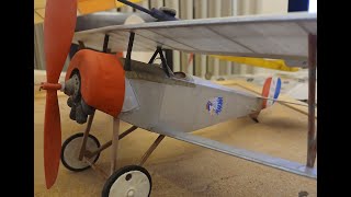 Comet Nieuport 11 test glides and notes