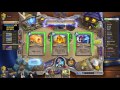 하스스톤 하스돌 시즌2 18화 1 홀수 또는 짝수 코스트로만 덱을 구성하라 hearthstone _160325