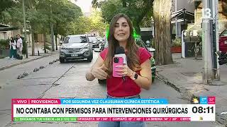 Clausuran por segunda vez clínica estética clandestina en Providencia | Tu Día | Canal 13