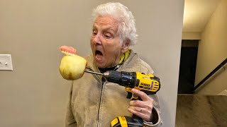 Grandma's Teeth Fall Out From This Viral Life Hack | Ross Smith