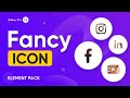 How to Use Fancy Icon Widget by Element Pack in Elementor