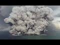 hunga volcano eruption 14 january 2022 5 48pm tonga time