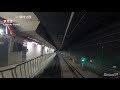 china shanghai shanghai metro line 15 zizhu hi tech park to gucun park front view time lapse