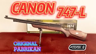 SENAPAN ANGIN UKLIK CANON 747-LONG BOLD POPOR KAYU!!