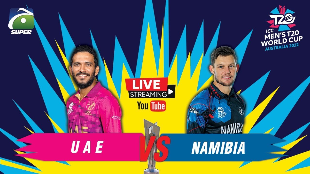 Live Namibia Vs United Arab Emirates - ICC Men's T20 World Cup - 20 Oct ...