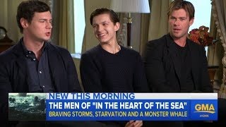Tom Holland on GMA "In the Heart of the Sea" interview (2015) #2