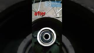 lose bearing in hub.|how to fix it.