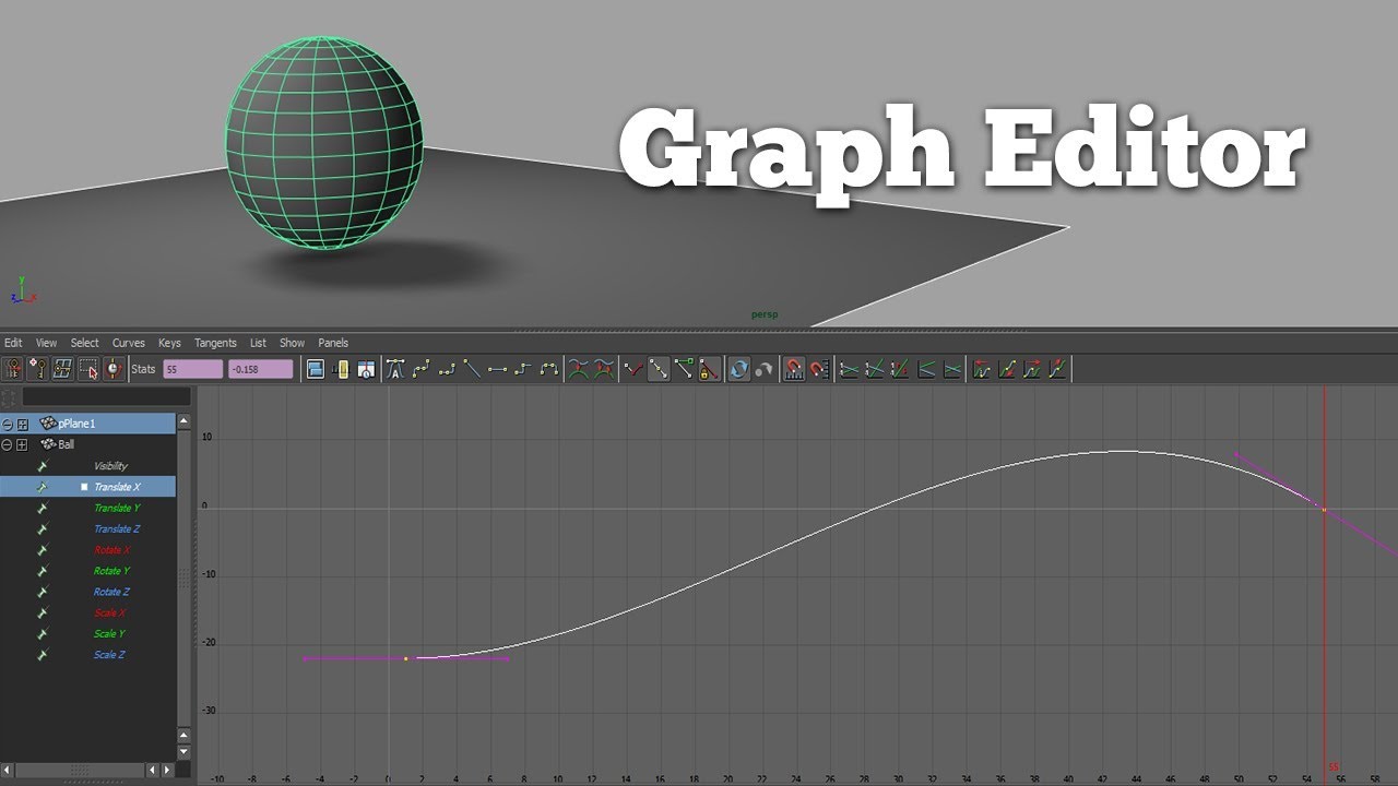 Maya Graph Editor Overview - YouTube