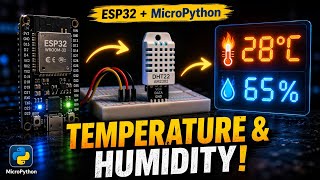 ESP32 MicroPython DHT22 Sensor Tutorial | Temperature & Humidity Guide