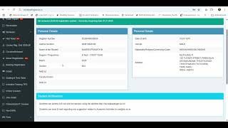 First Year Odd Sem 2025 26 Course Registration Process