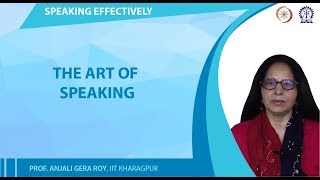 The Art of Speaking