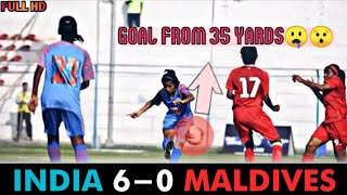 India vs Maldives || 6 - 0 Full MATCH EXTENDED HIGHLIGHTS || FULL HD