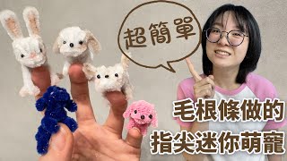 【DIY】手殘黨也能零失敗 做出世界上最小的寵物！超療癒沒用小廢物製作[NyoNyoTV妞妞TV]