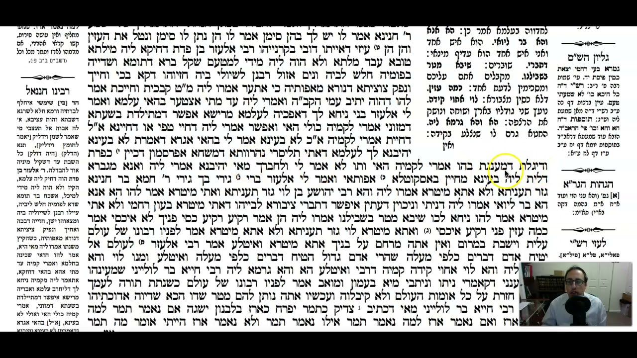 Taanis Daf 25a Daf Yomi Gemara (Talmud) Meseches Taanis - YouTube