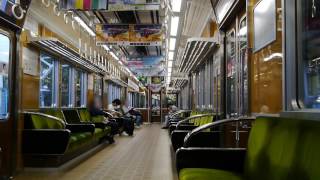 阪急千里線・北千里→天神橋筋六丁目の車内風景　Hankyu Senri Line,Osaka,Japan