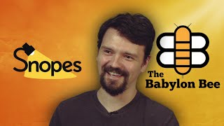 The Babylon Bee Satirizes the Absurdities of American Politics. Snopes Doesn't Seem to Get the Joke.