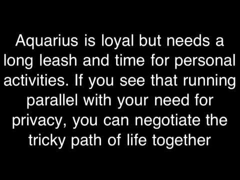 Scorpio And Aquarius Love Compatibility - YouTube