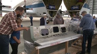 NASA’S SUPER GUPPY DELIVERS RESTORED HISTORIC MISSION CONTROL CONSOLES