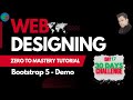 Day 17 - Bootstrap 5 Demo Tutorial - Create a Responsive Website | Step-by-Step Guide