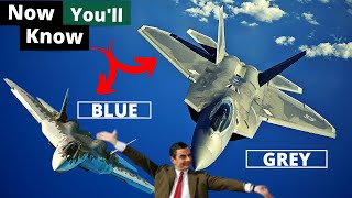 Why US Fighter Jets Are Grey & Russians Blue?
