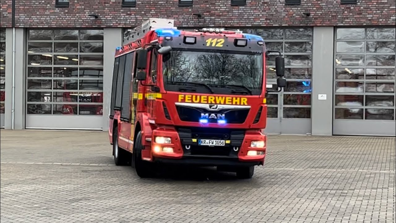 Einsatz Für Die Feuerwehr Krefeld - YouTube