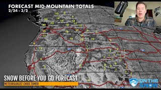 Snow Forecast for the Last Week of February