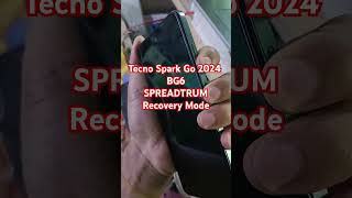 TECNO SPARK GO 2024 BG6 Recovery mode