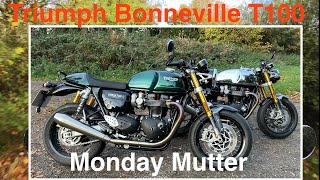 Triumph Bonneville T100 Monday Mutter