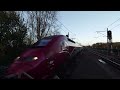 get out the way line speed hornblasting thalys on the way christmas special fly by 🎄🎄