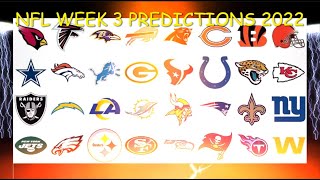 FREE NFL PICKS & PREDICTIONS 2022 WEEK 3