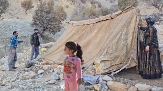 Adventure in nature: how the Tahmoureth family set up their nomadic tent?