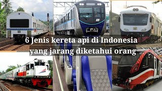 6 Jenis kereta api di Indonesia yang jarang diketahui orang