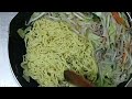 【貧乏飯】半額だったオイスターソース付きカット野菜で上海風焼きそばです