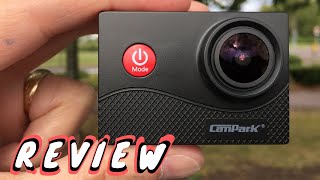 Campark WiFi 4K Action Camera. REVIEW \u0026 Sample Video. X15