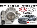 How To Replace Throttle Body | Hyundai Sonata 2016 | P012100 | P211800