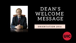 Homeroom: Welcome Message from Dean Brandt Rauf
