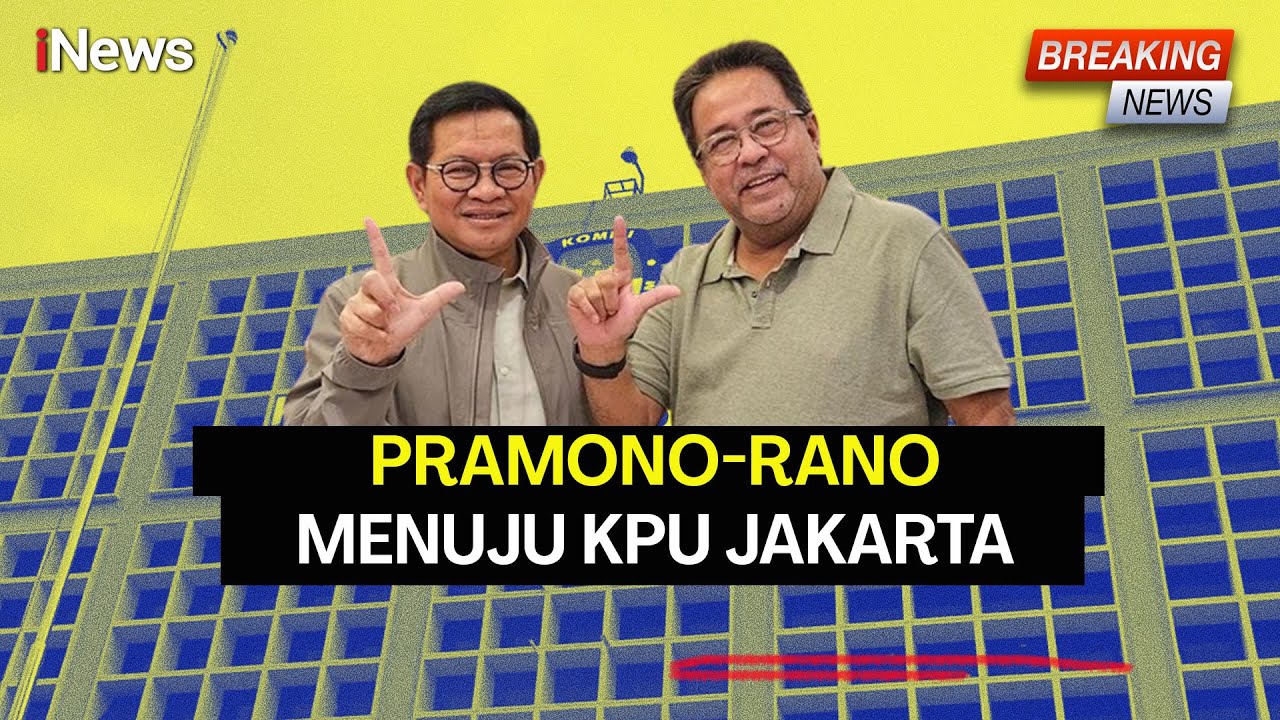 Hari Kedua Pendaftaran Pilkada Jakarta, Pramono-Rano Menuju KPU Gunakan ...