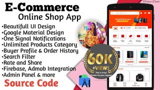 How to Create ECommerce Online Shopping App in Android Studio - @TechnicDude