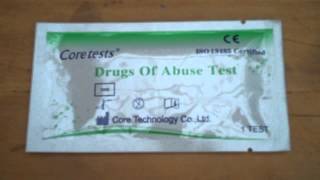 Coretest Cannabis / Marijuana drug test cassette product demonstrated & reviewed