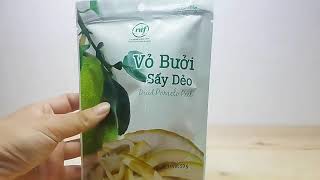 High Quality Natural Soft Dried Pomelo Peel 45g for Snack Delicious Dry fruits From Viet Nam