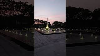 和田倉公園噴水　夕焼け　2023年7月夏（Wadakura Fountain summer)