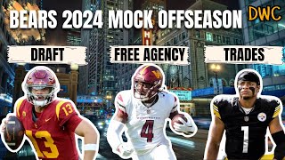 FULL Chicago Bears 2024 Mock Offseason || Free Agency, Draft, Trades, Cuts, etc!