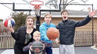 LAST TO MAKE BASKETBALL TRICK SHOT LOSES! | Match Up