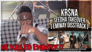 OMGG!! KR$NA - SEEDHA MAKEOVER (EMIWAY DISSTRACK)  | KALAMKAAR | REACTION!!