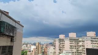 午後熱對流雲系，大雷雨