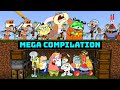 Minecraft Speedrunners VS Hunters | Mega Compilation