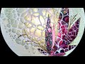 How to Make a Flower With Acrylic Pour 'Skins' #fluidart #abstractart #tlp