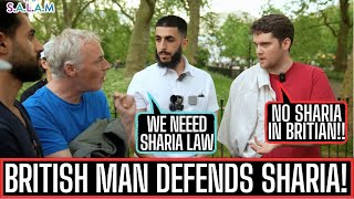DOES BRITIAN NEED SHARIA? - ATHEIST VS MUSLIM - SPEAKERS CORNER