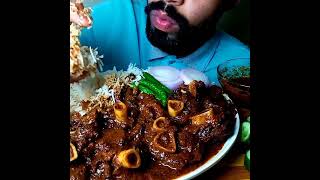 eating mutton curry.spicy mutton masala eating.eating spicy food.asmr.#food #indiantaste #shorts