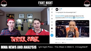 This Week in MMA - UFC Boston, Twitter Purge & More!